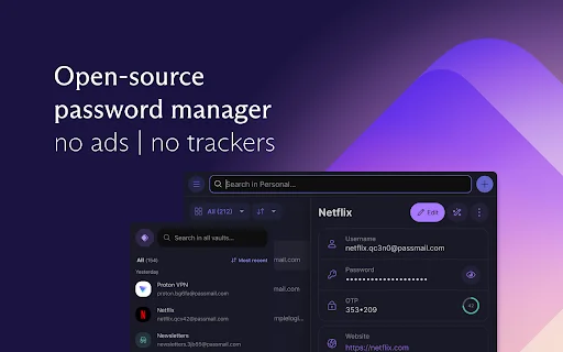 Proton Pass: Secure Password Manager – I-download nang Libre - Screenshot 1