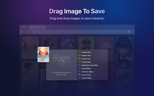 I-download ang Eagle para sa Chrome – Pinakamahusay na Image Saver - Screenshot 1