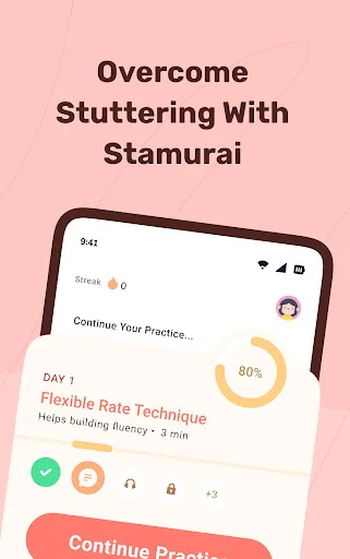 Stamurai: Speech Therapy App – Gabay sa Pag-overcome ng Stuttering - Screenshot 7