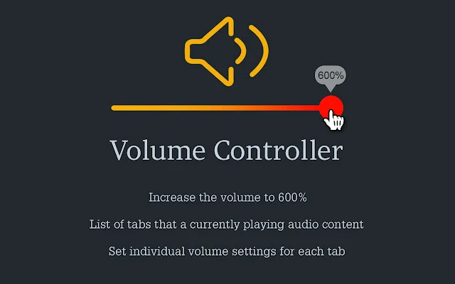 I-download ang Volume Controller: Palakasin ang Audio sa Browser - Screenshot 3