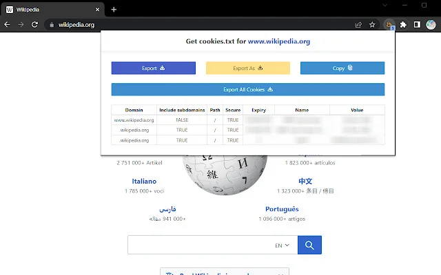 I-download ang Get cookies.txt – I-export ang Cookies nang Libre - Screenshot 2