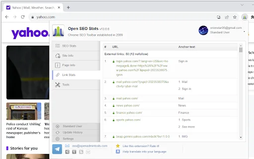 Open SEO Stats: I-download ang Best Chrome Extension para sa SEO - Screenshot 4