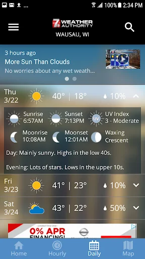 I-download ang WSAW WZAW First Alert Weather – Tumpak na Ulat Panahon - Screenshot 4