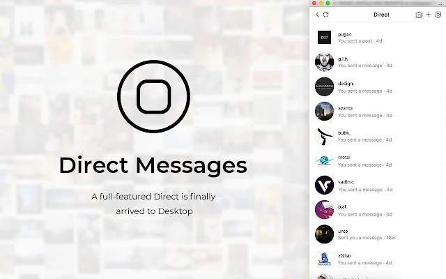 App for Instagram with DM – I-download ang Instagram sa PC - Screenshot 2