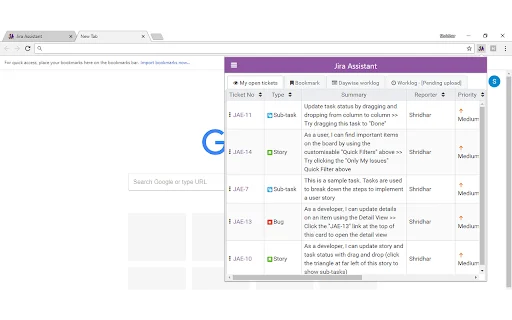 Jira Assistant: Pinakamahusay na Tool para sa Worklog at Sprint Report - Screenshot 8