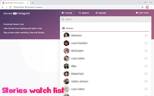 StoriesHub: Manood at Mag-download ng IG Stories nang Lihim – Free - Screenshot 3
