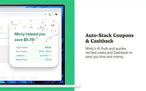 I-download ang Minty: Automatic Coupons at Cashback Rewards - Screenshot 4